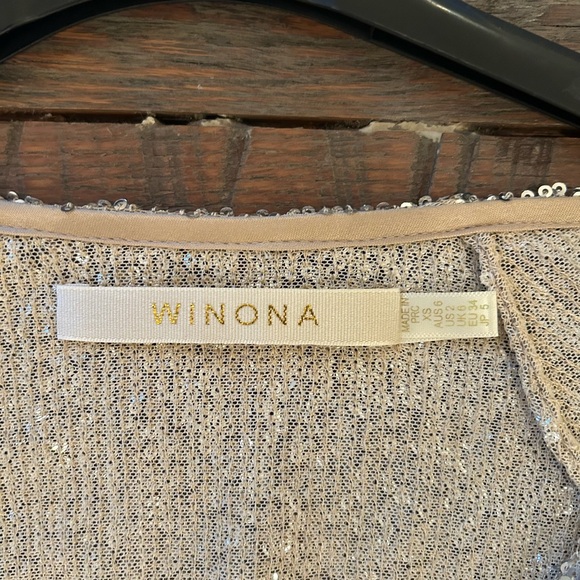 Gold Sequin Dress with Light Gold Belt - Picture 4 of 8